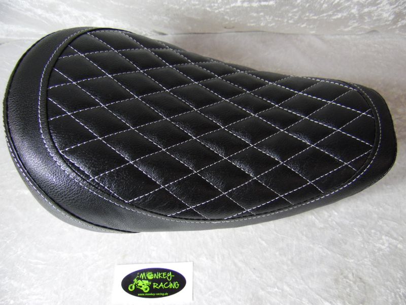 Sitzbank Monkey SkyMini new sport low Raute step weiße Naht