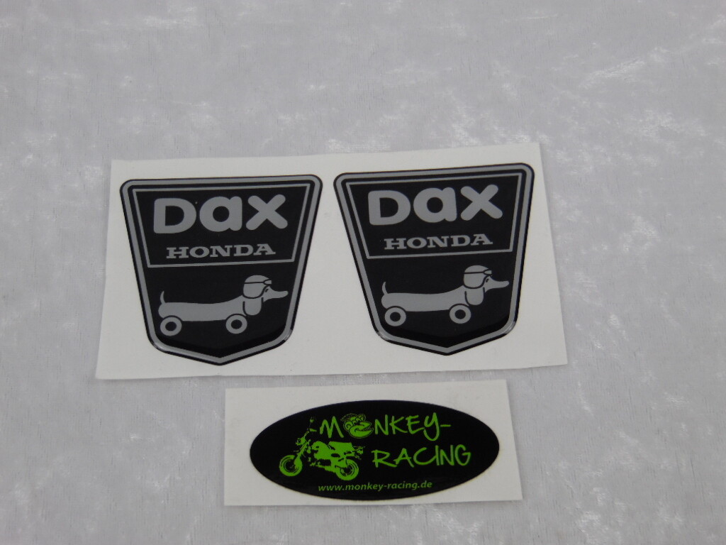 Funny Dog Sticker black/grey