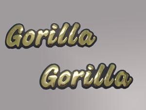 Tank Emblem Set Gorilla gold
