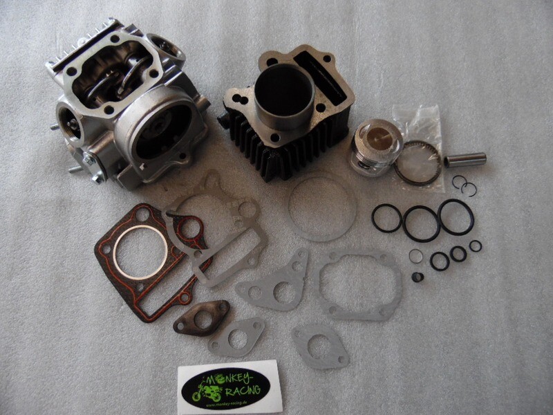 ​72ccm Kit, inkl. kompl. Kopf m 23/20mm Ventilen u. Nockenwelle für SkyTeam 50 und Honda 12V