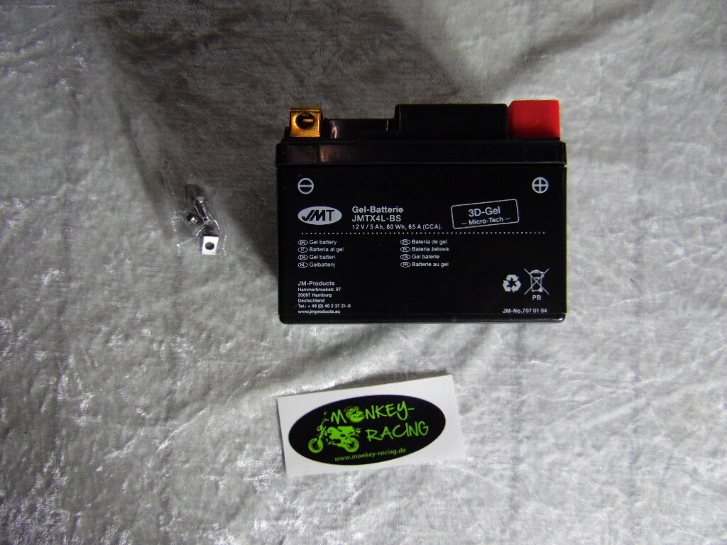 Batterie Gel 12V 5Ah JMTX4L-BS