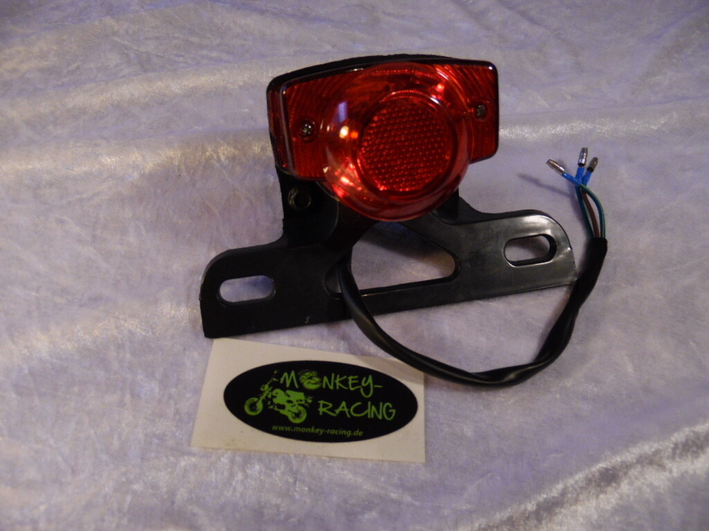 Rücklicht Monkey Z50 mit Halter mit E-Nummer