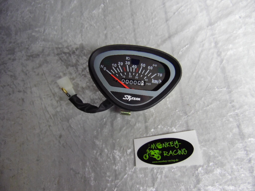 Tachometer Dax 70 km/h, (für Tachowellenantrieb)
