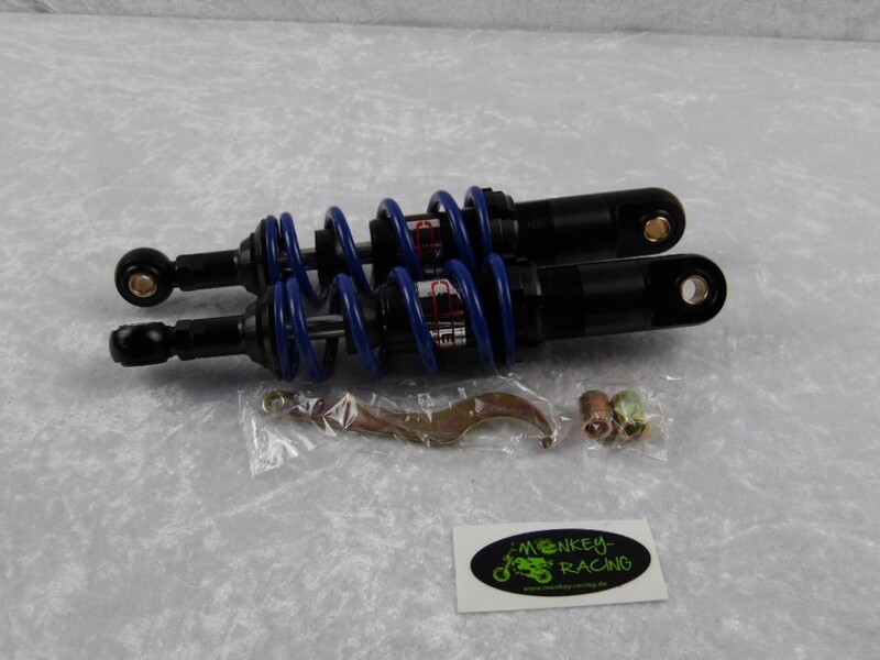 Federbeine Set SkyMini Monkey 285mm blau