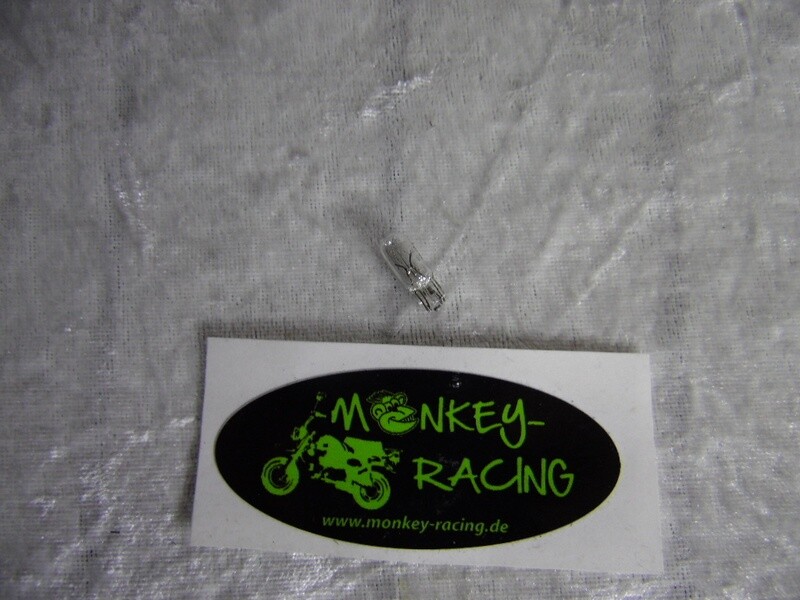 Glassockelbirne 12V 3W (2,1x65D) (Tachobeleuchtung)