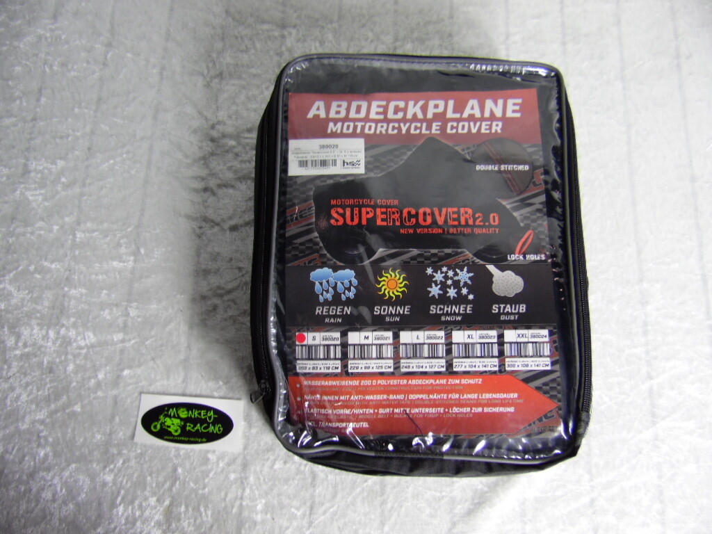 Abdeckplane "Supercover 2.0" Gr. S, 198 x 90x 106 cm