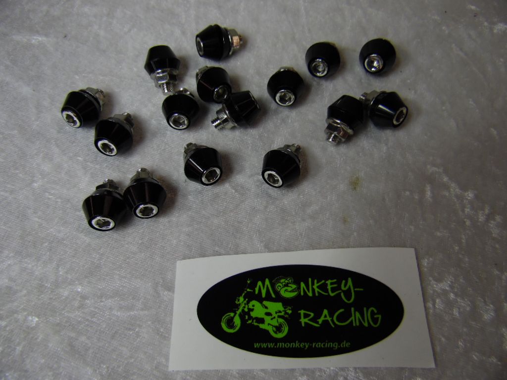 ​Felgen Schrauben Set SkyMini Monkey schwarz 16tlg.