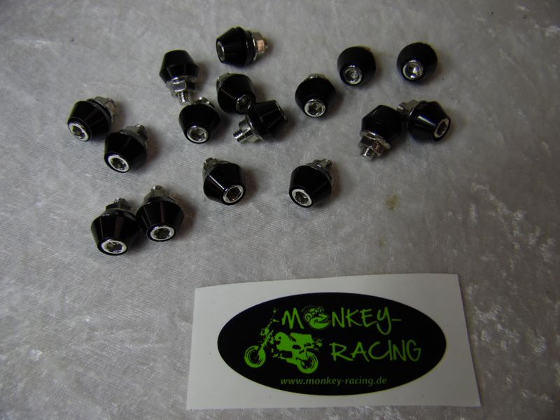 ​Felgen Schrauben Set SkyMini Monkey schwarz 16tlg.