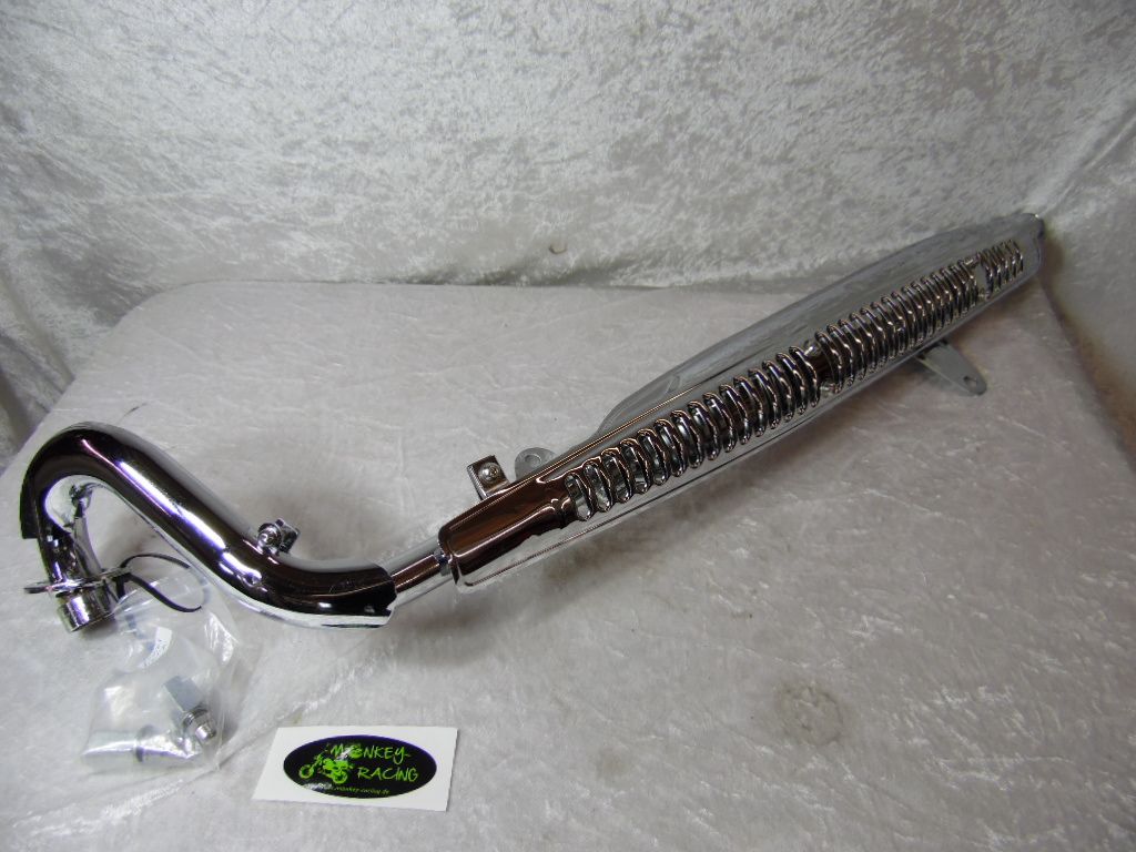 ​Auspuff Honda Dax CT70 kompl. mit Blende chrom