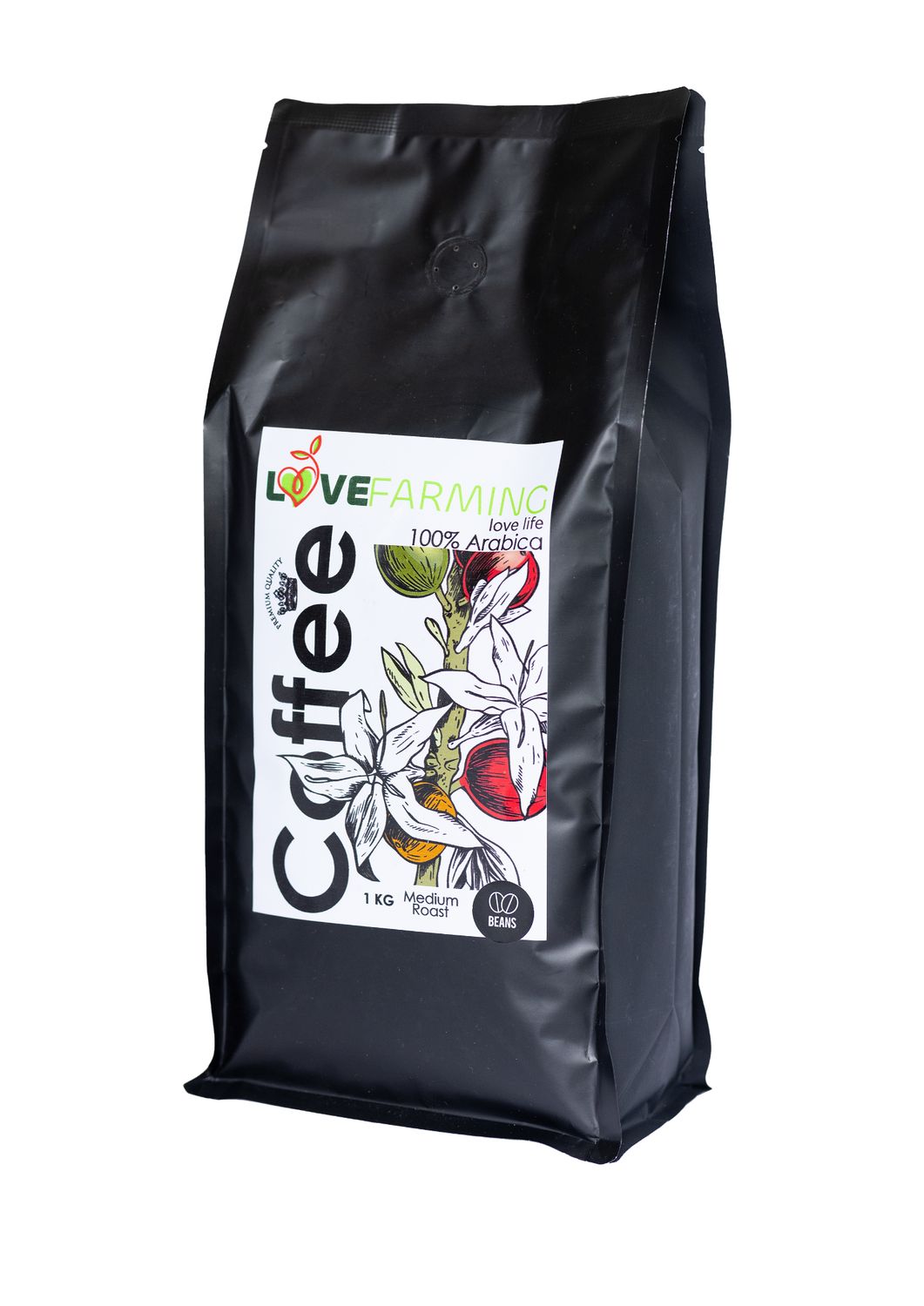 Coffee - Medium Roast Beans 1kg