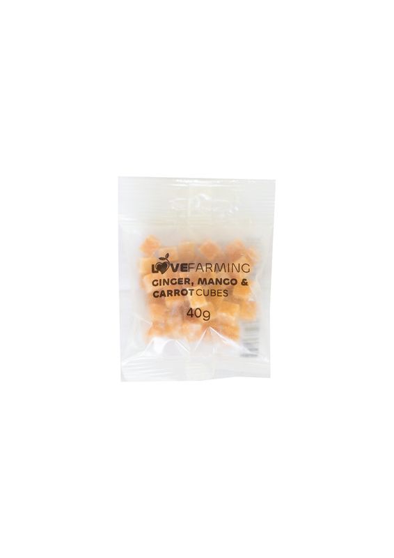 Ginger/Mango/Carrot Cubes 40g