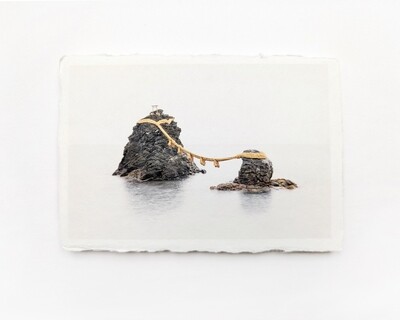 Wedded Rocks - Special Limited Edition on handmade Washi Paper