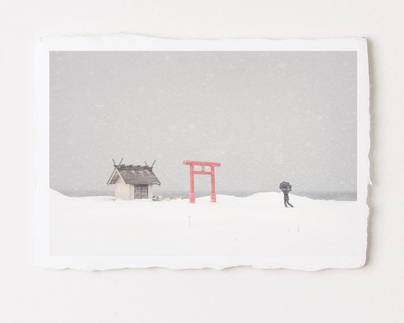 Sacrifice at Bakkai Shrine - Special Limited Edition on handmade Washi Paper