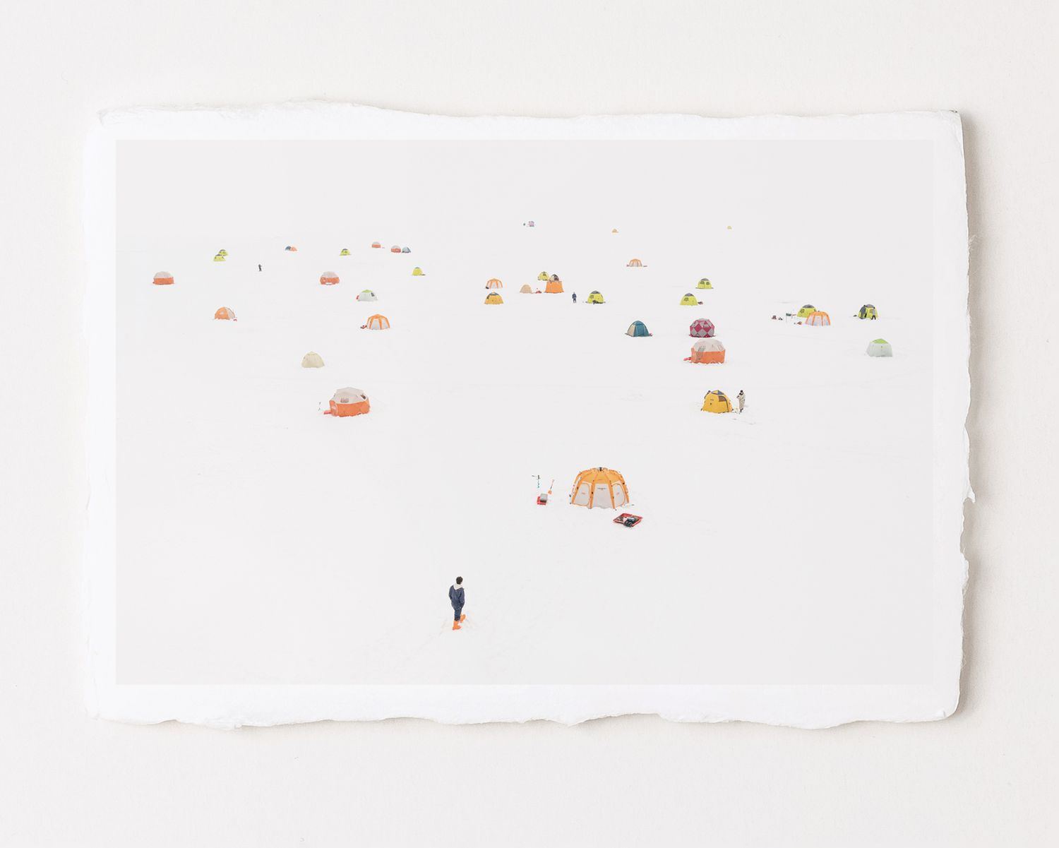 Ice Fishing - Special Limited Edition on handmade Washi Paper
