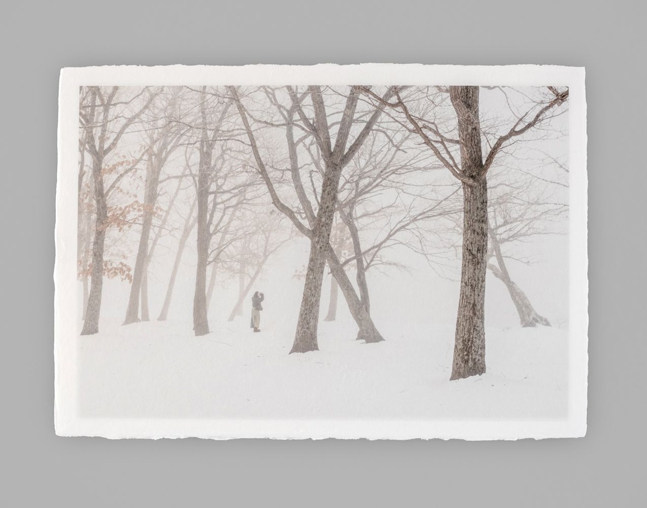 Yutori at Lake Kussharo - Special Limited Edition on handmade Washi Paper - 31 cm x 22 cm