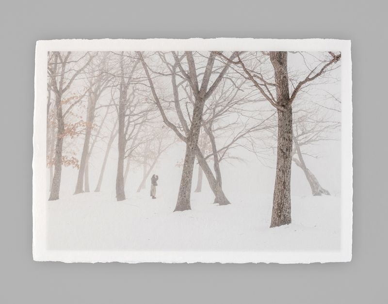Yutori at Lake Kussharo - Special Limited Edition on handmade Washi Paper - 31 cm x 22 cm