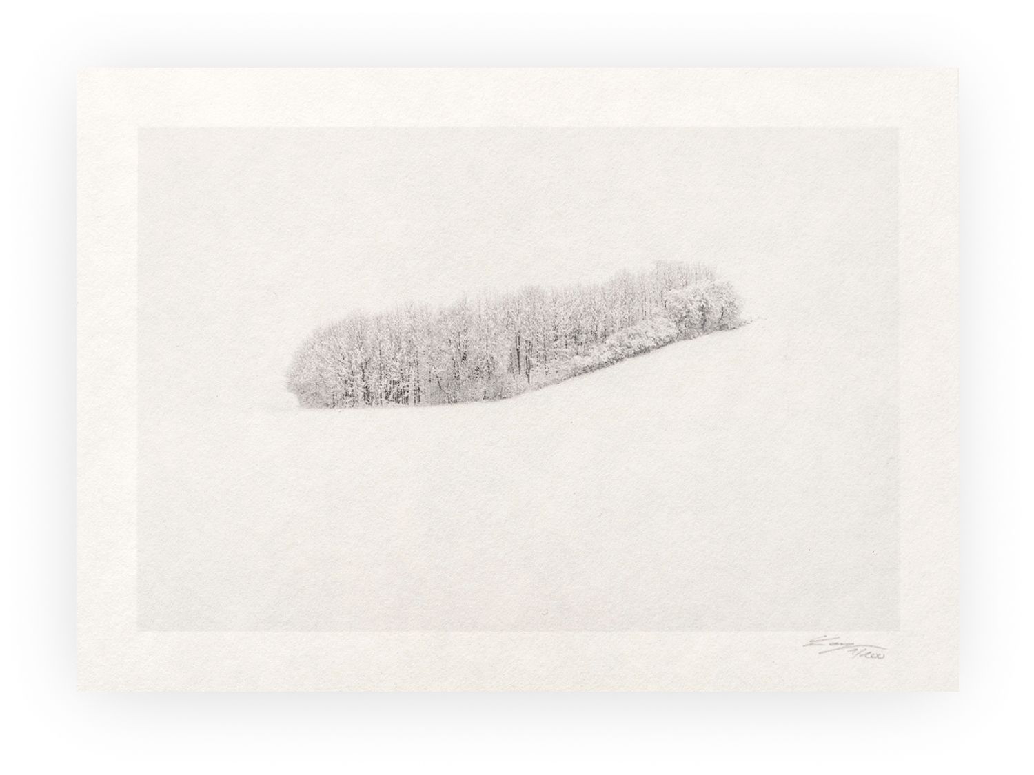 White Island - Limited Special Edition Print on Washi Paper White Island - Limited Special Edition Print on Washi Paper