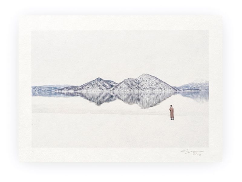 Toya Lake - Limited Special Edition Print on Washi Paper Toya Lake - Limited Special Edition Print on Washi Paper