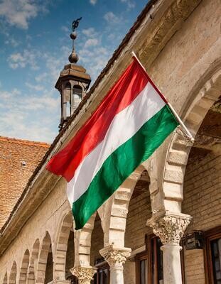 Magyar zászló címer nélkül