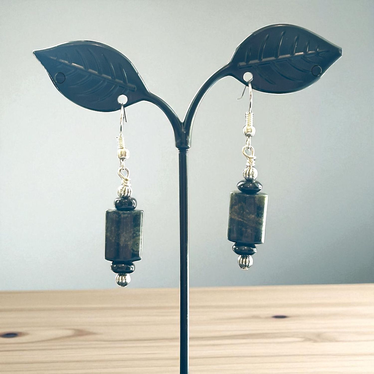 Black Jasper Earrings