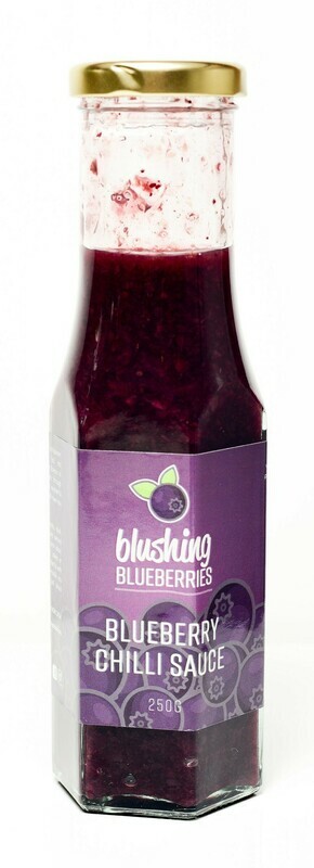 Blushing Blueberries Blueberry Chilli Sauce 250ml Blushing Blueberries Blueberry Chilli Sauce 250ml