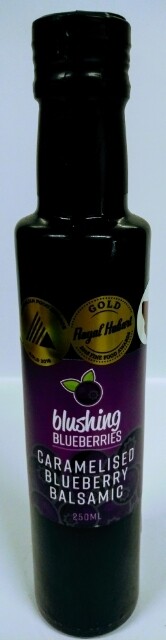 Blushing Blueberries Caramelised Blueberry Balsamic 250ml Blushing Blueberries Caramelised Blueberry Balsamic 250ml