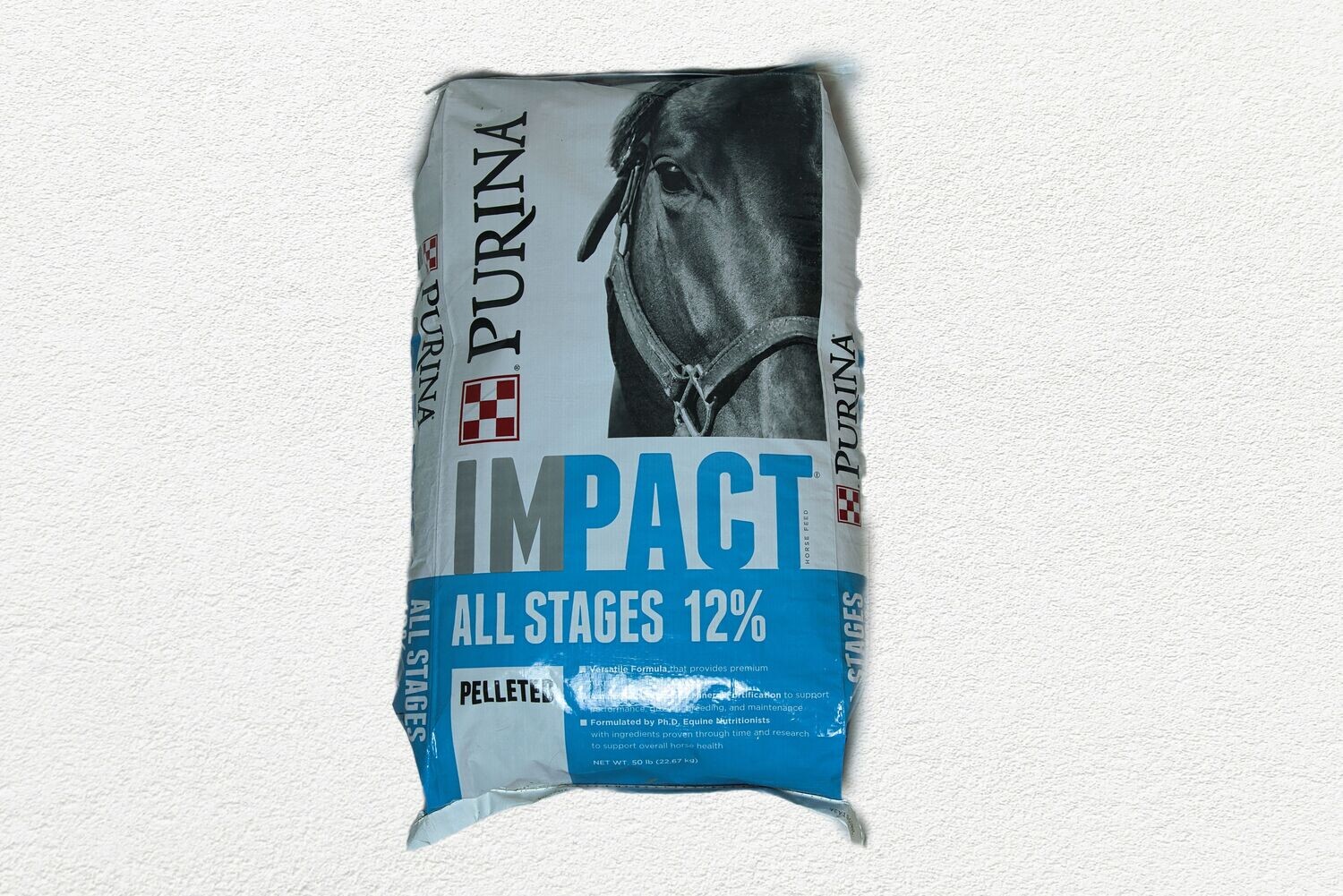 Purina IMPACT 12% PELLETS 50 - LB HORSE FEED