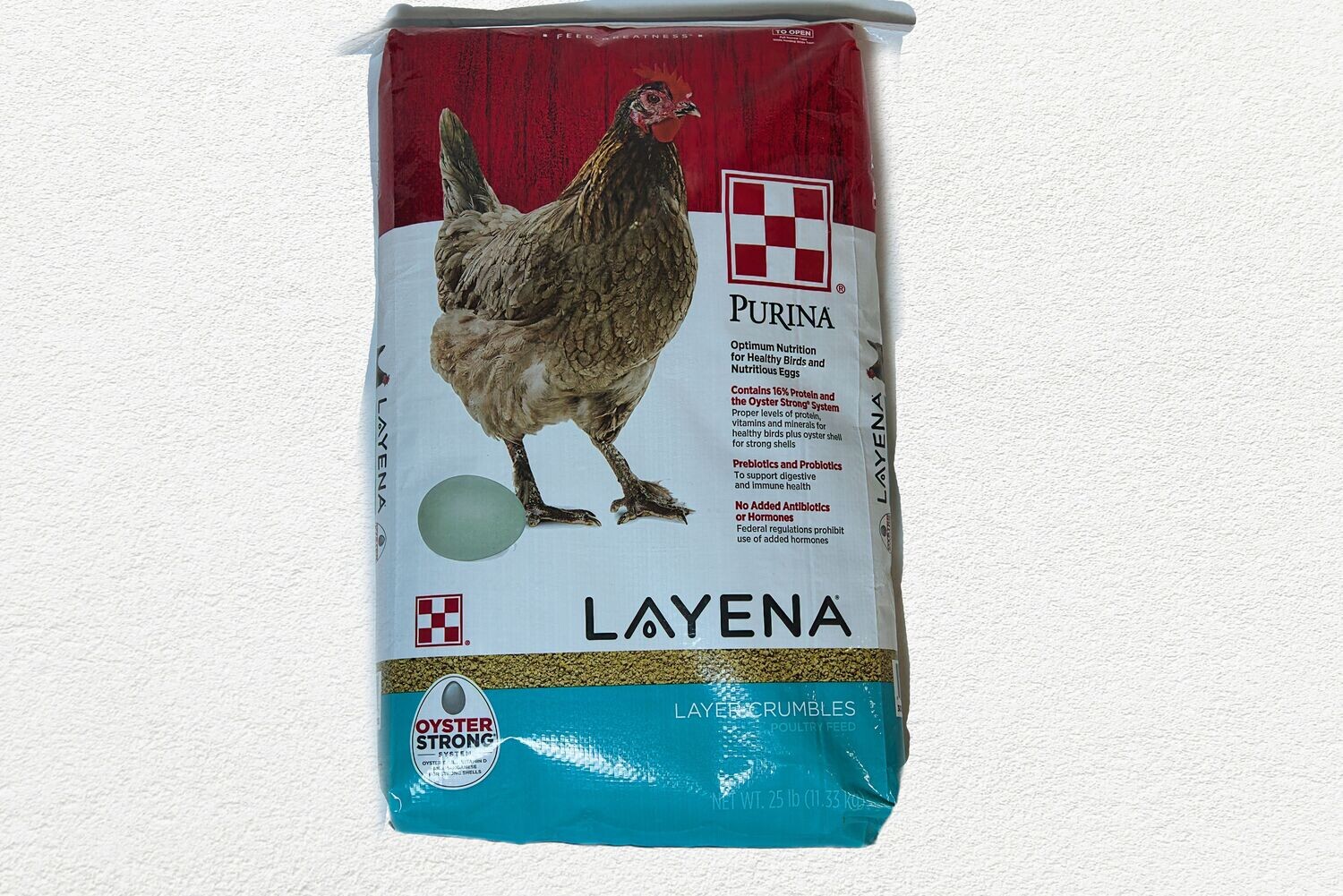 Purina Layena Chicken Feed Layer Crumbles 25 lb