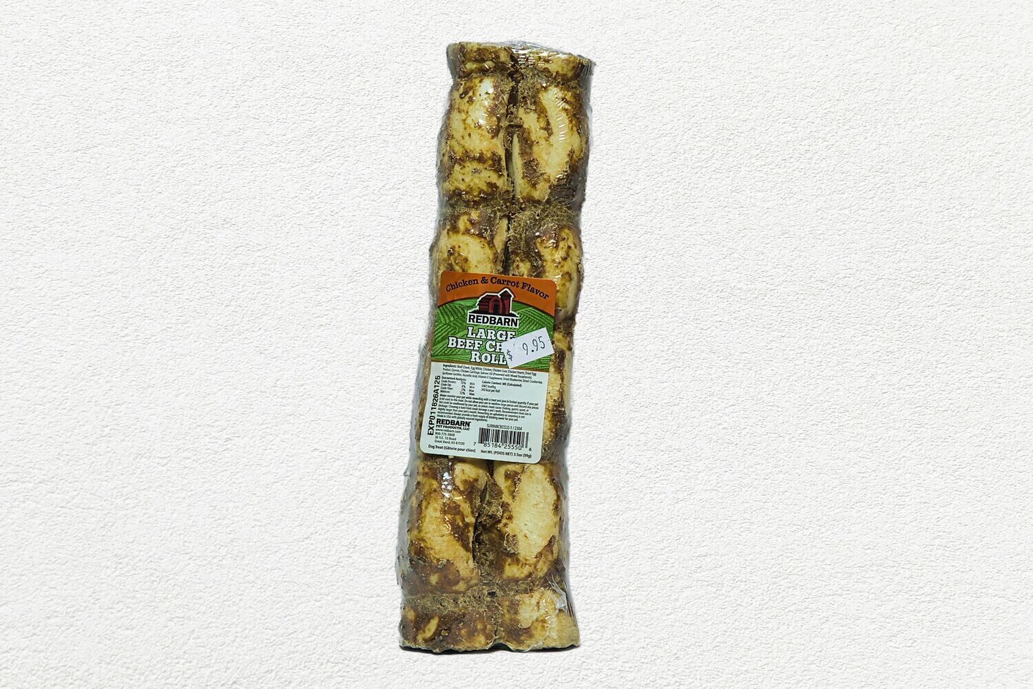 REDBARN BEEF CHEEK ROLL CHICKEN CARROT LARGE