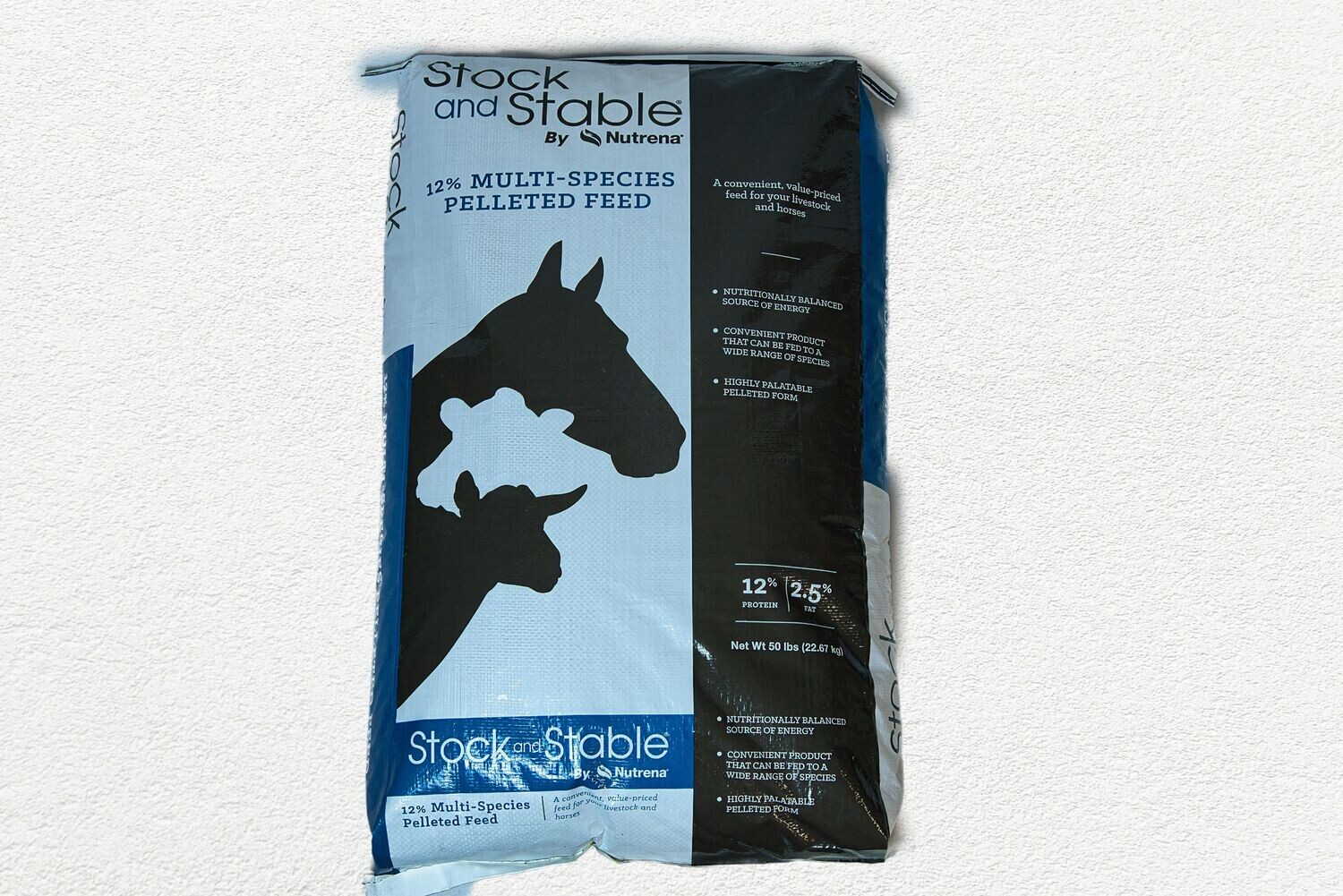 Nutrena Stock & Stable All Stock 12% Pellet 50 lb