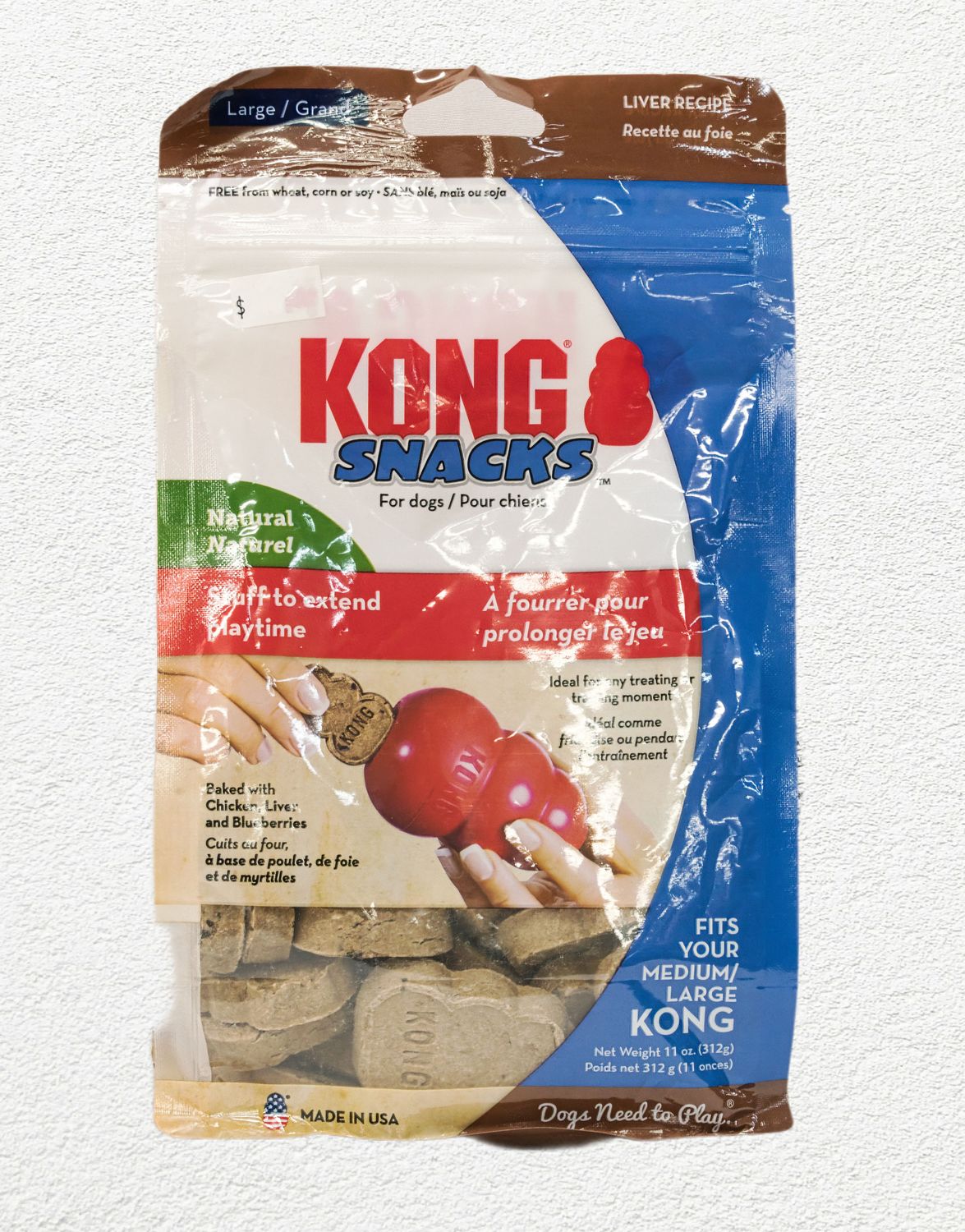 KONG STUFF N LIVER SNACK LARGE