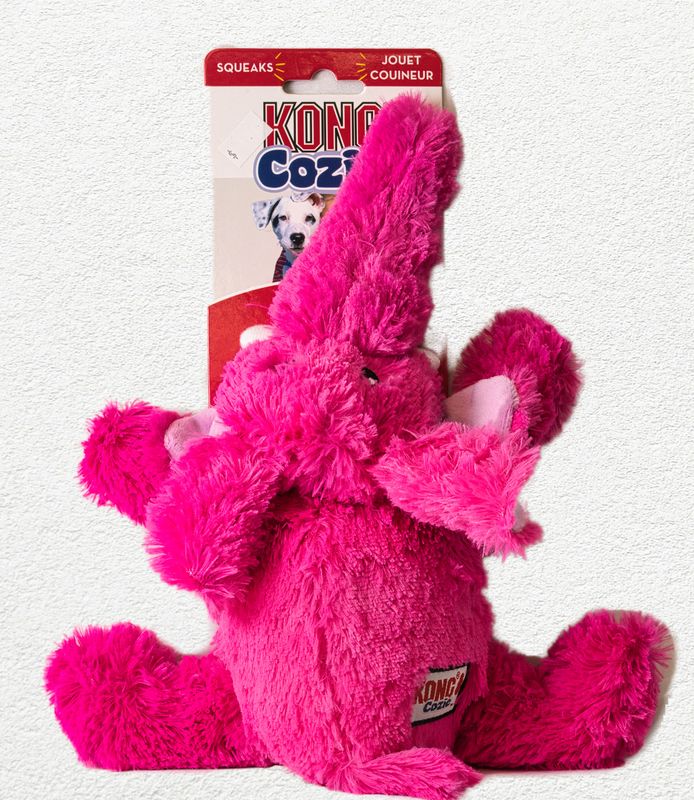 Kong Cozie Dog Toy Elmer Elephant Medium