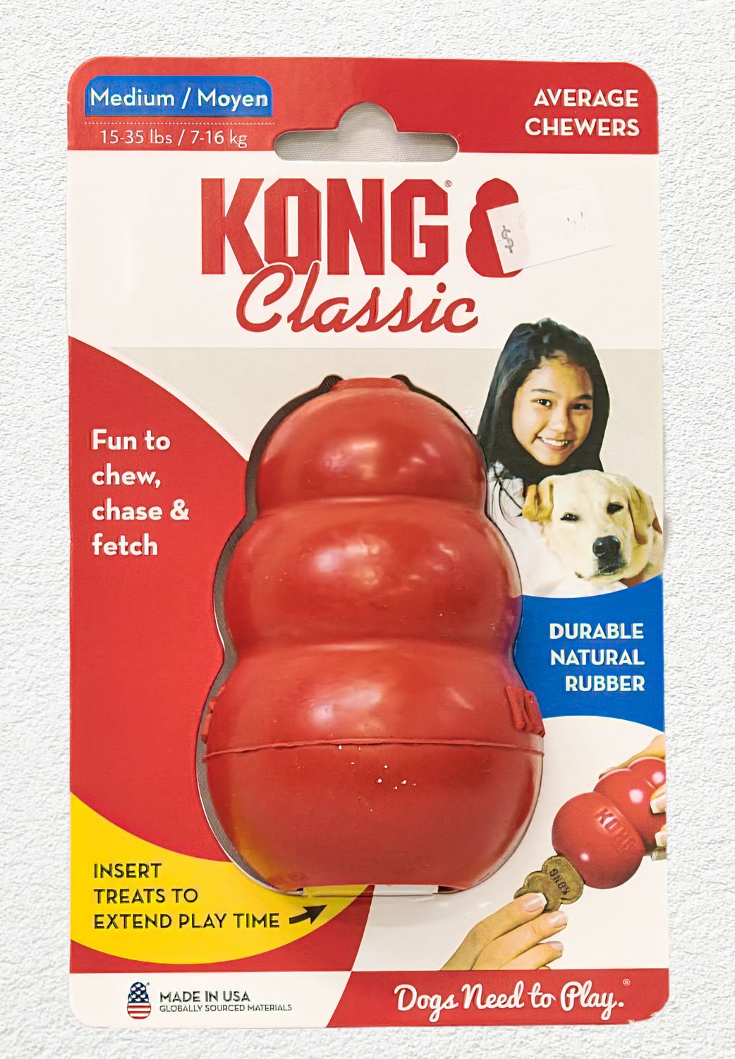 KONG CLASSIC RED MEDIUM med KONG CLASSIC RED MEDIUM med