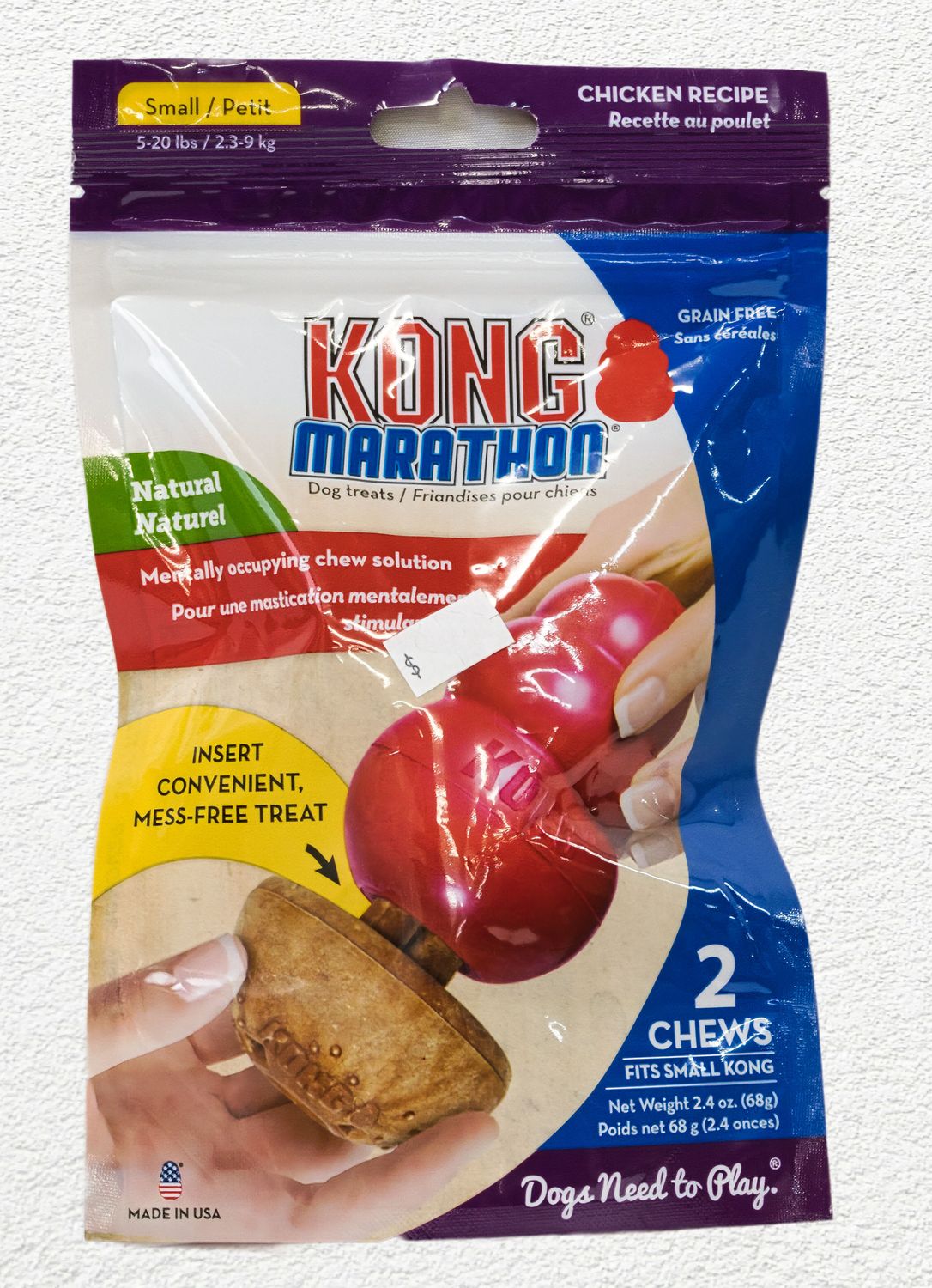 Kong Marathon Chicken Small 2pack