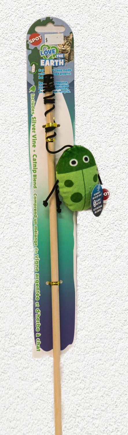 Ethical Love the Earth Insect Teaser Wand Cat Toy