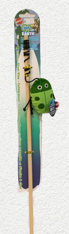 Ethical Love the Earth Insect Teaser Wand Cat Toy