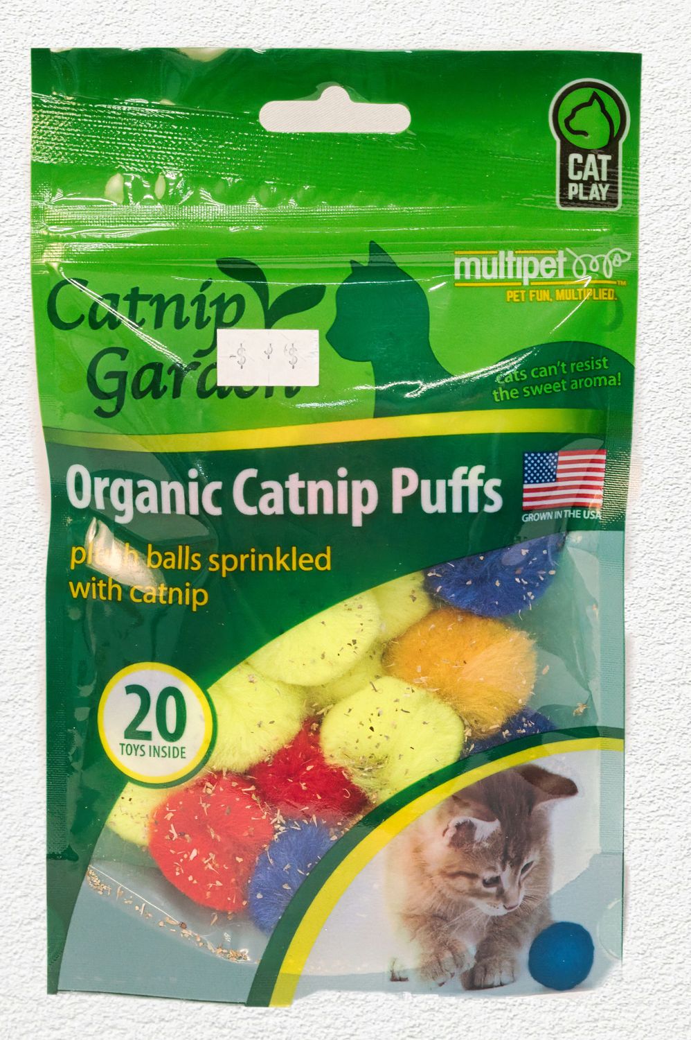 Catnip Puffs Balls Assorted 20ct Catnip Puffs Balls Assorted 20ct