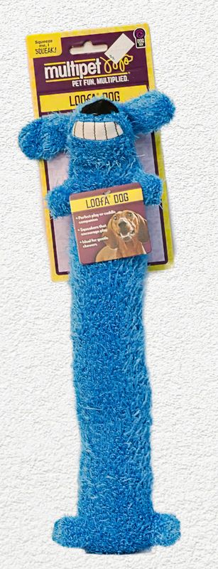 Multipet Dog Toy Loofa Dog Small 12"