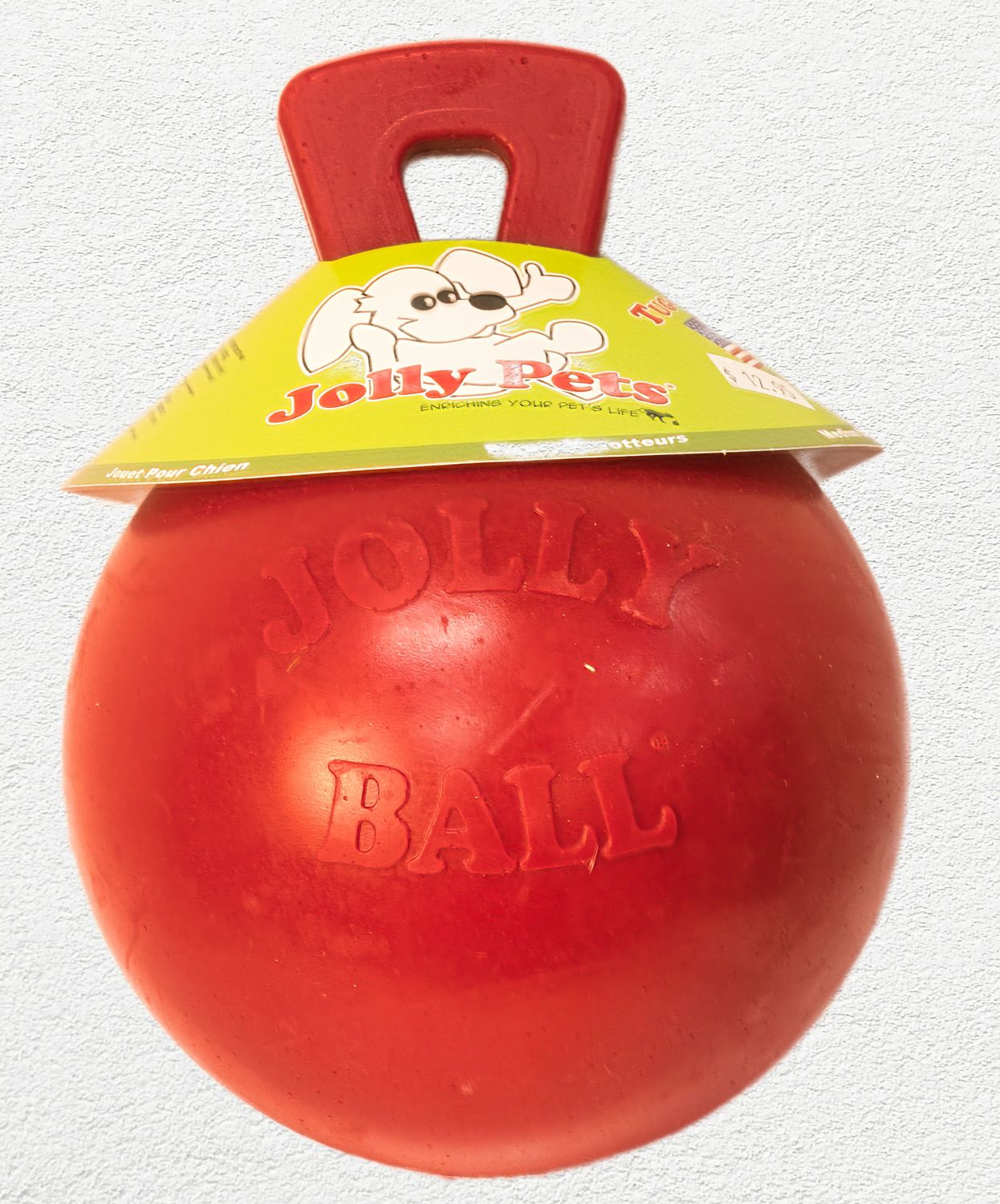 Jolly Pets Tug N Toss 6" Red