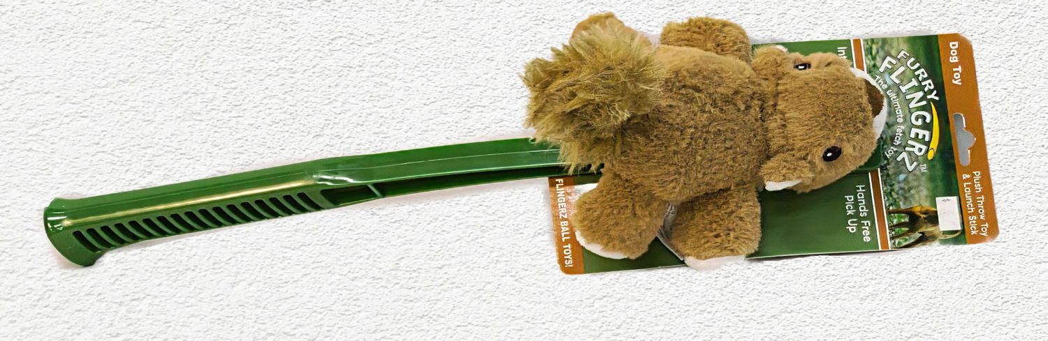 Funky Flingerz on Stick Squirrel Dog Toy