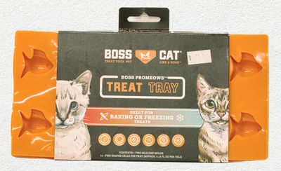 BOSS CAT PROMEOW ORANGE TREAT TRAY
