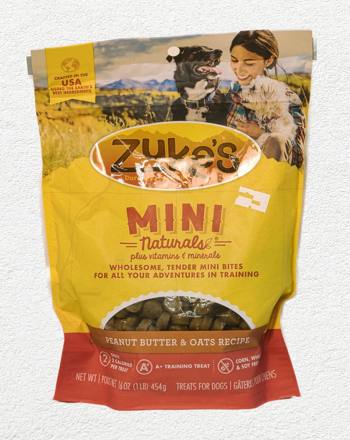 Zukes Mini Natural Peanut Butter Treats 1 - Lb