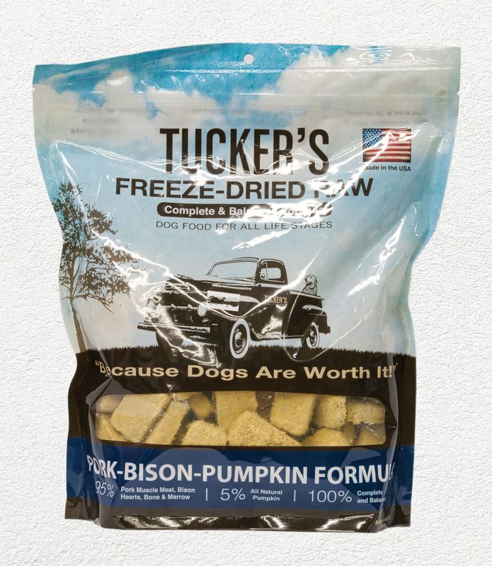 Tuckers Dog Frozen Pork Bison & Pumpkin 6 - LB