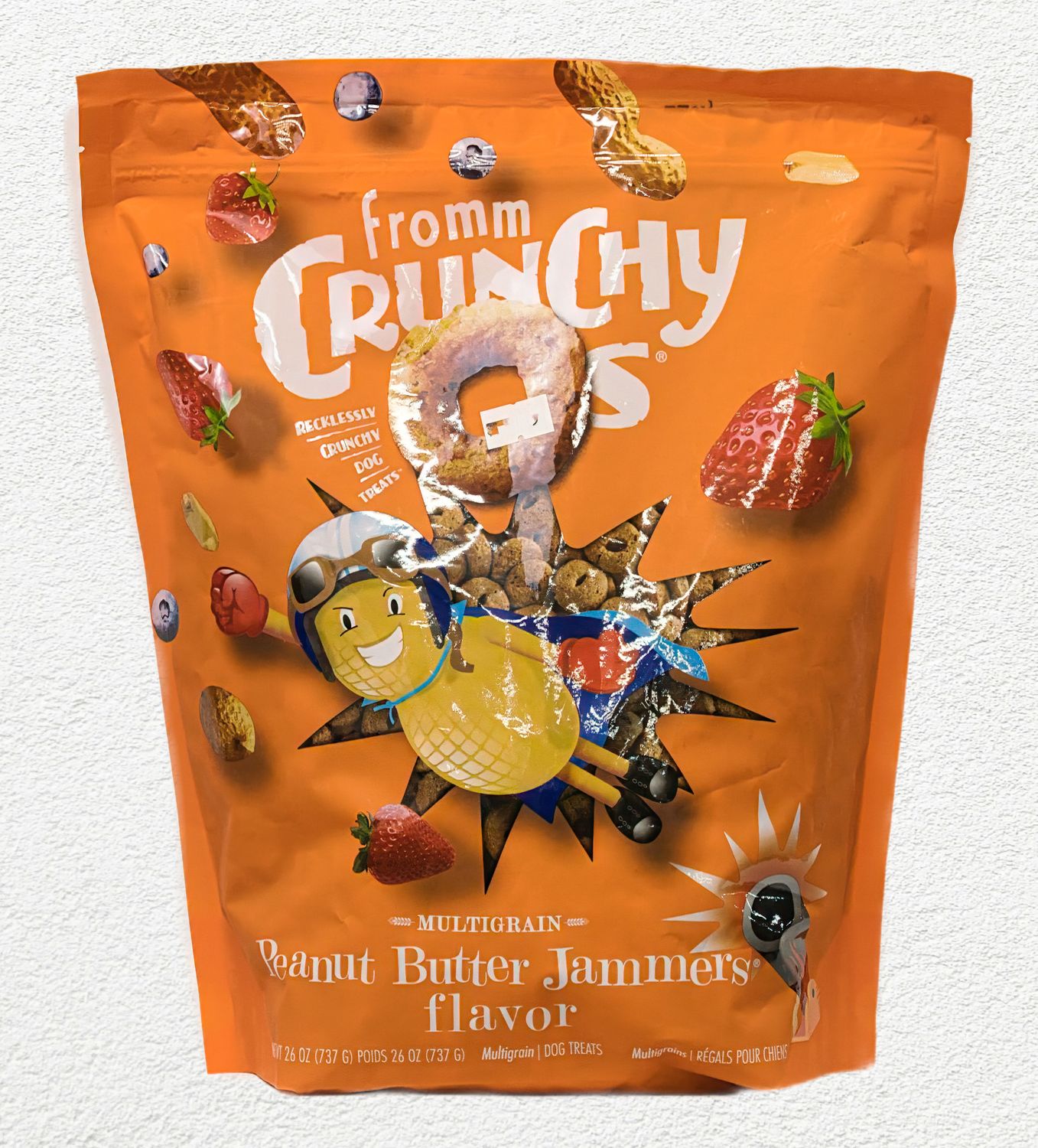 FROMM CRUNCHY O'S PEANUT BUTTER JAMMIES 26 OZ