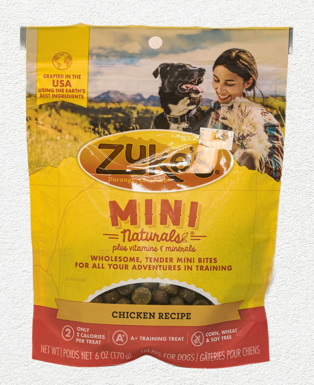 ZUKES MINI NATURAL CHICKEN TREATS 6oz