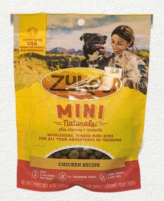 ZUKES MINI NATURAL CHICKEN TREATS 6oz