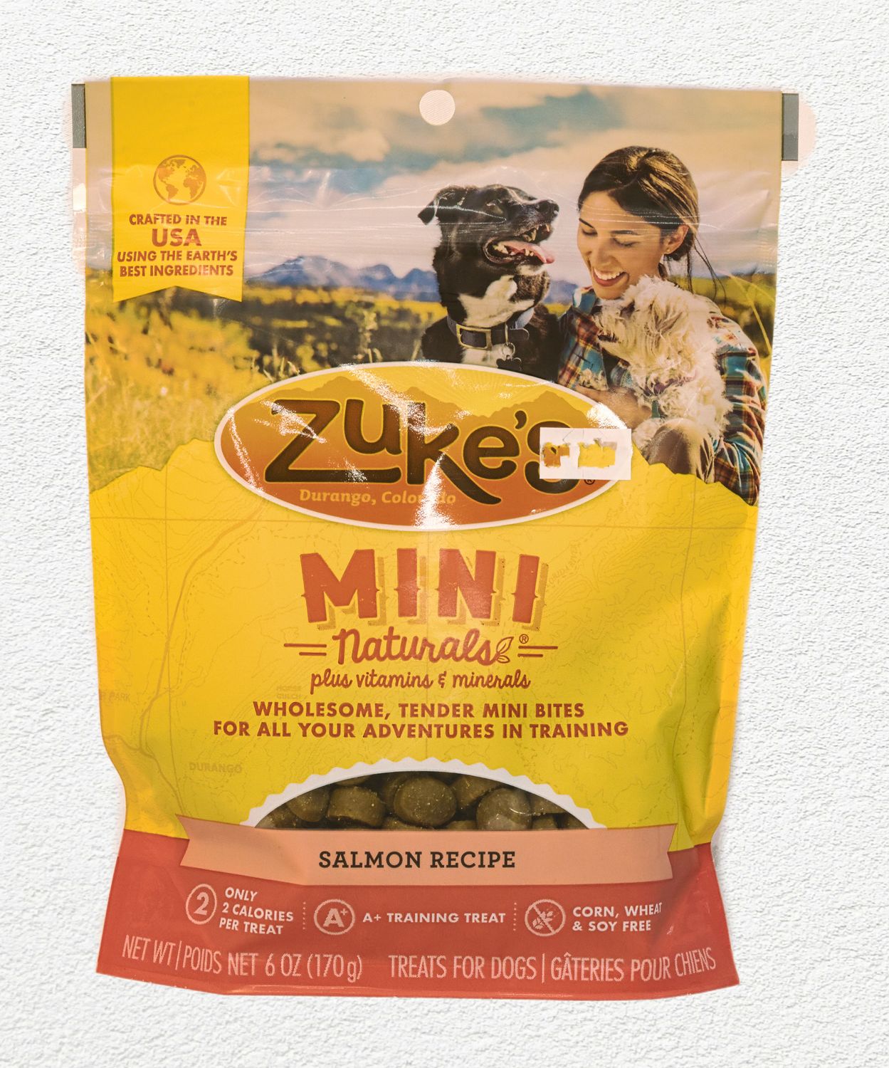 ZUKES MINI NATURAL SALMON TREATS 6oz