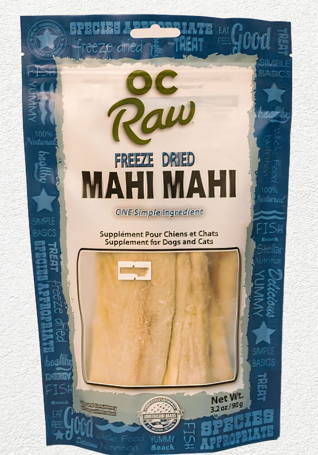 OC RAW FREEZE DRIED TREATS MAHI MAHI 3.2 OZ