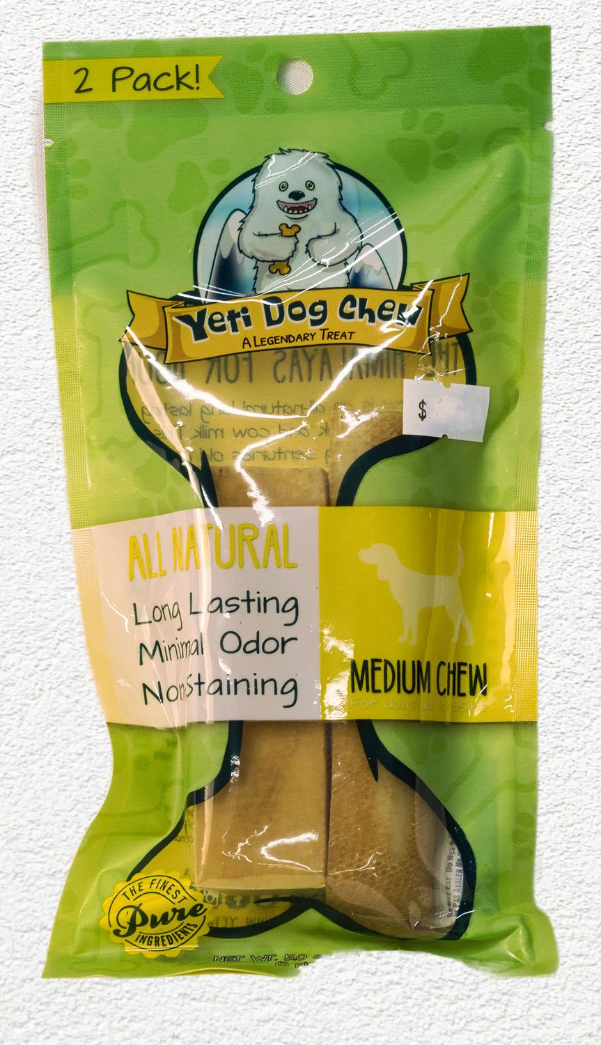Yeti Dog Chews Medium 5oz 2pc