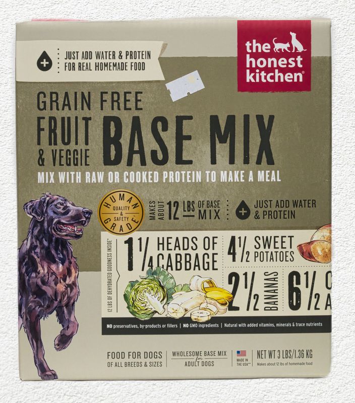 HONEST KITCHEN DOG GRAIN FREE FRUIT & VEGGIE BASE MIX  PREFERENCE 3 - LB